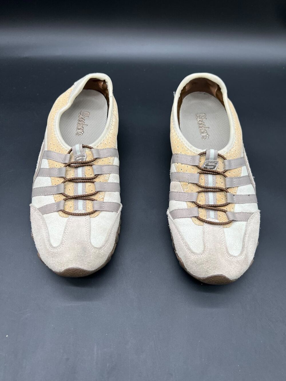 Skechers Women's Slip On Walking Shoes, Leather/ Textile Size 8.5 #57